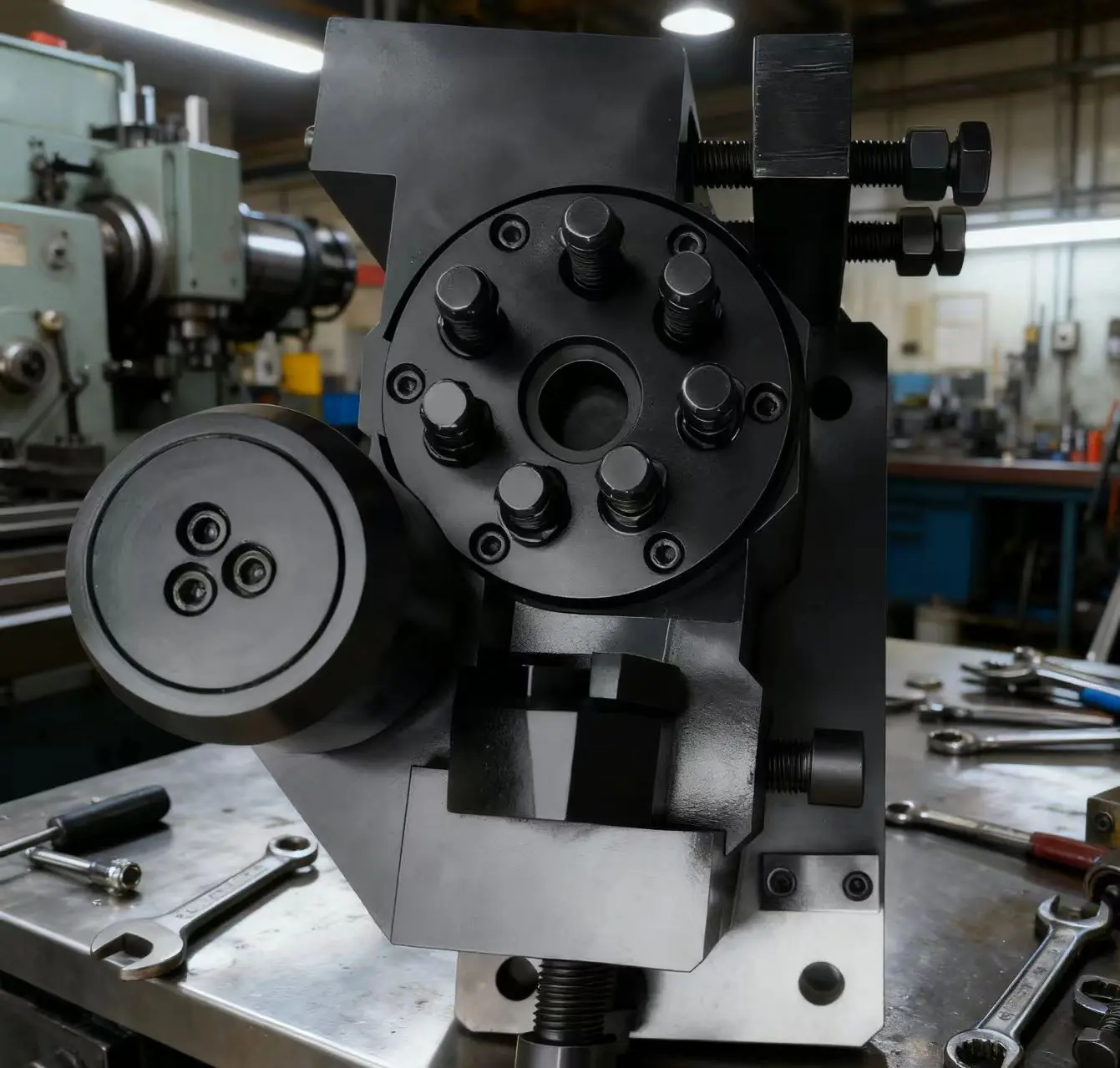 Surface Blackening Treatment The Main Body Is Made Of Metal Material Mechanical Processing Fixture (Tool Holder)