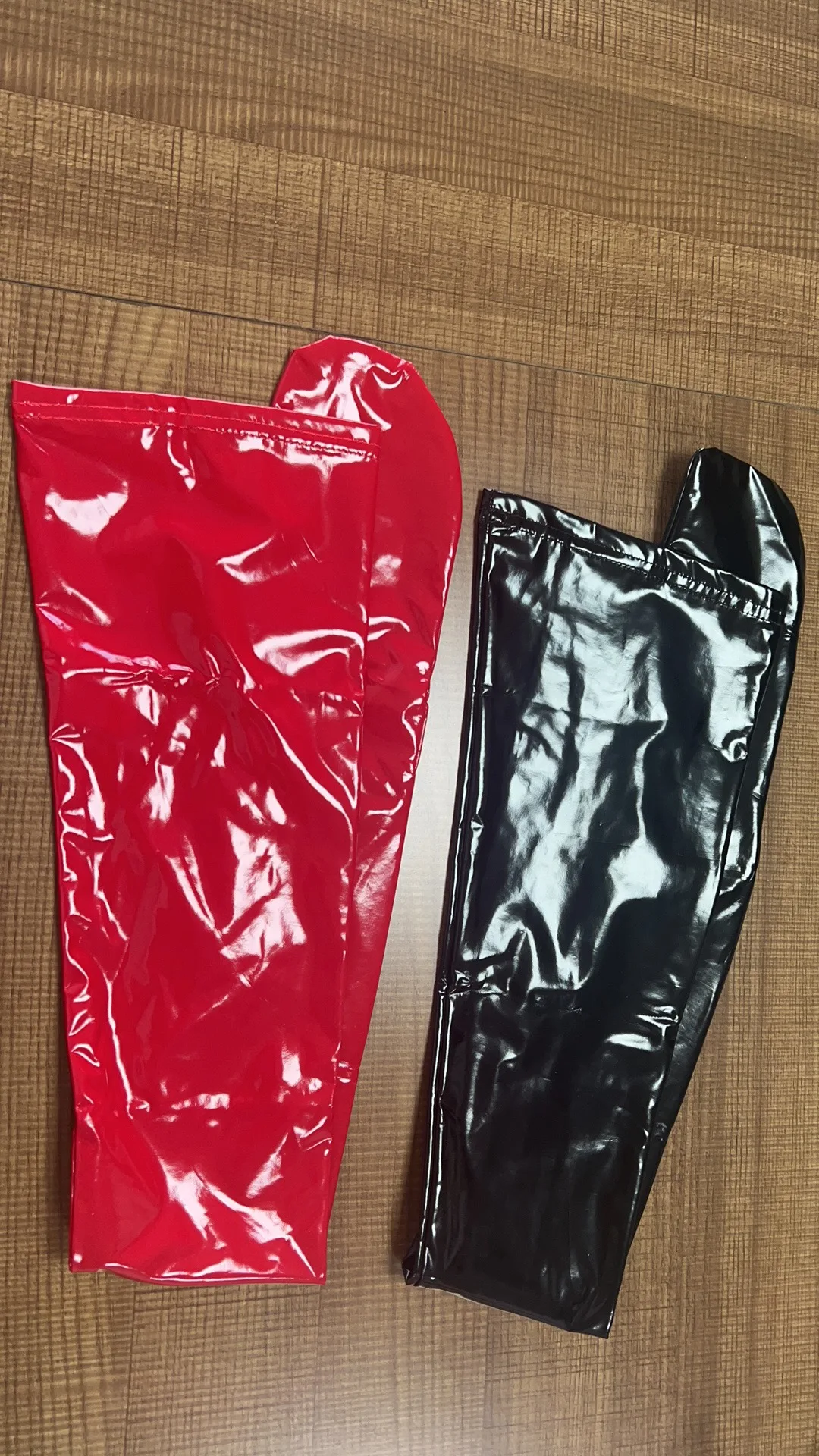 Women Sexy Patent Leather Thigh High Stockings Oil Shiny Tight Socks Pole Dance Hosiery Latex Stockings Cosplay Club Party