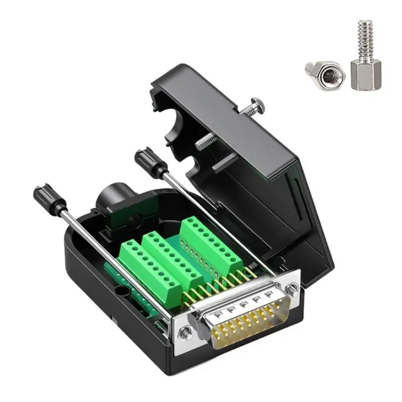 R53C Solderless DB26 Male Adapter Module Screw Terminal Block  Industrial Connector