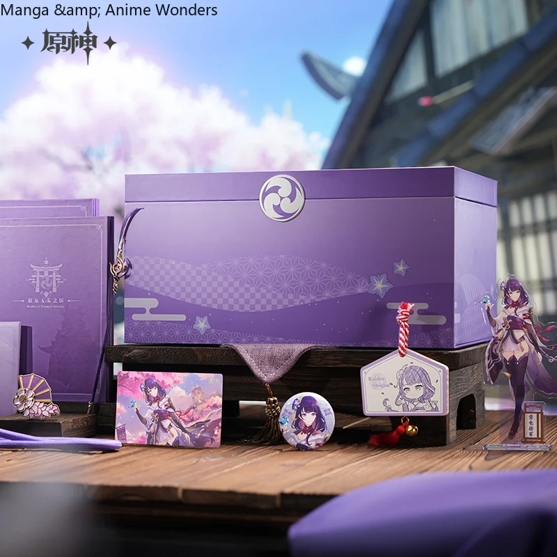 

Предпродажа Sunsyea Genshin Impact Официальный товар miHoYo Оригинальный подлинный значок CD Inazuma Standee Подвеска набор карт Подарочная коробка
