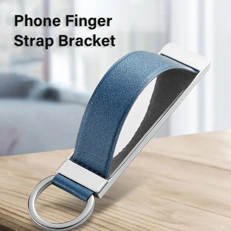 

2024 New Wrist Band Cell Phone Holder Finger Grip Mobile Phone Stand Push Back Sticked Socket Bracket for IPhone Samsung Xiaomi