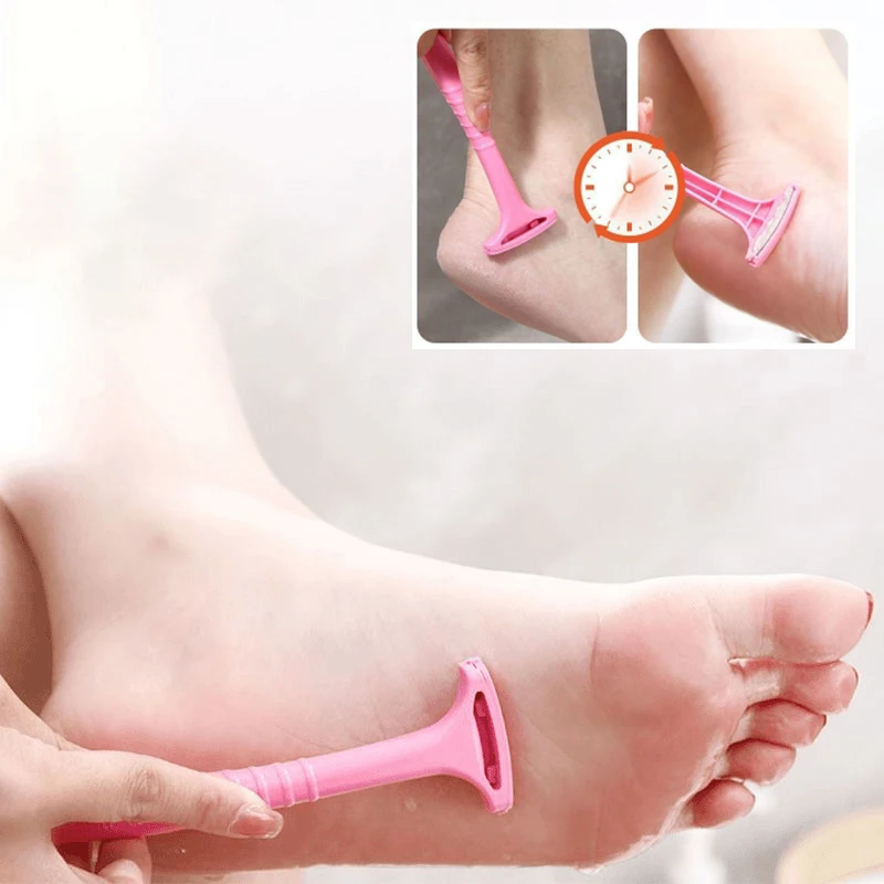 

Professional Handle Dead Skin Calluses Removal Scraper Feet Care Nursing Plastic Portable Pedicure Massage Tool Beauty-health