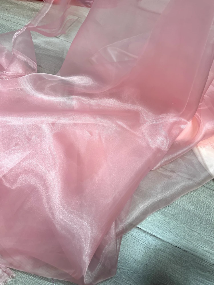 Transparent Ice Gauze Mesh Fabric for Wedding Background Decoration Formal Dress Fashion Designer Fabrics Diy Sewing Cloth