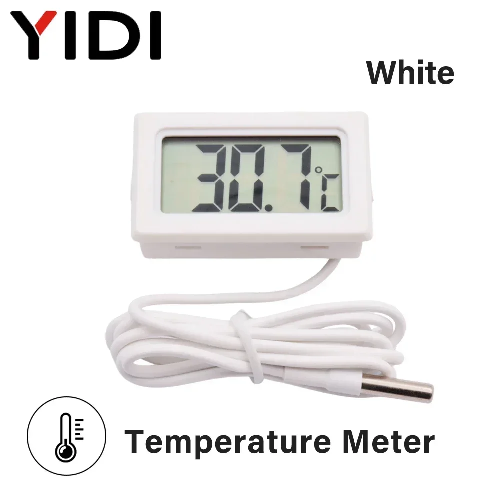 Mini Digital SquareThermo Hygrometer Thermometer Sonde Tester Indoor Temperatur Feuchtigkeit Meter Sensor Instrument Gauge Detektor