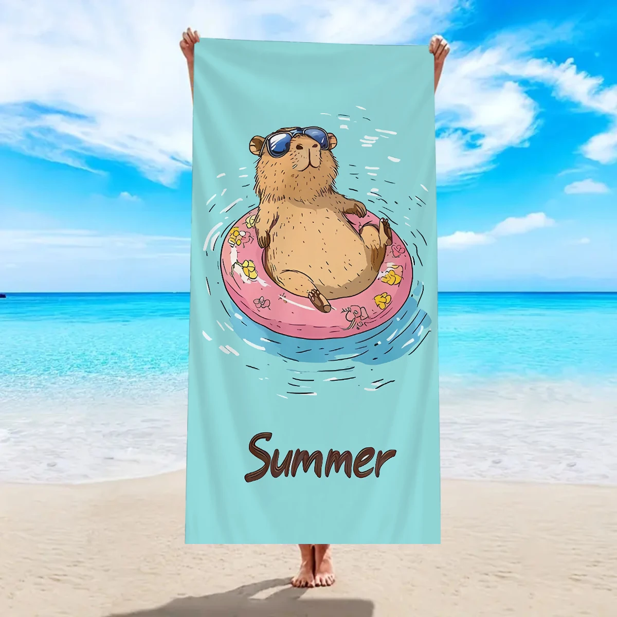 Capybara Beach Towel Bohemian  - огляд і ціна Yoga Fitness Gifts