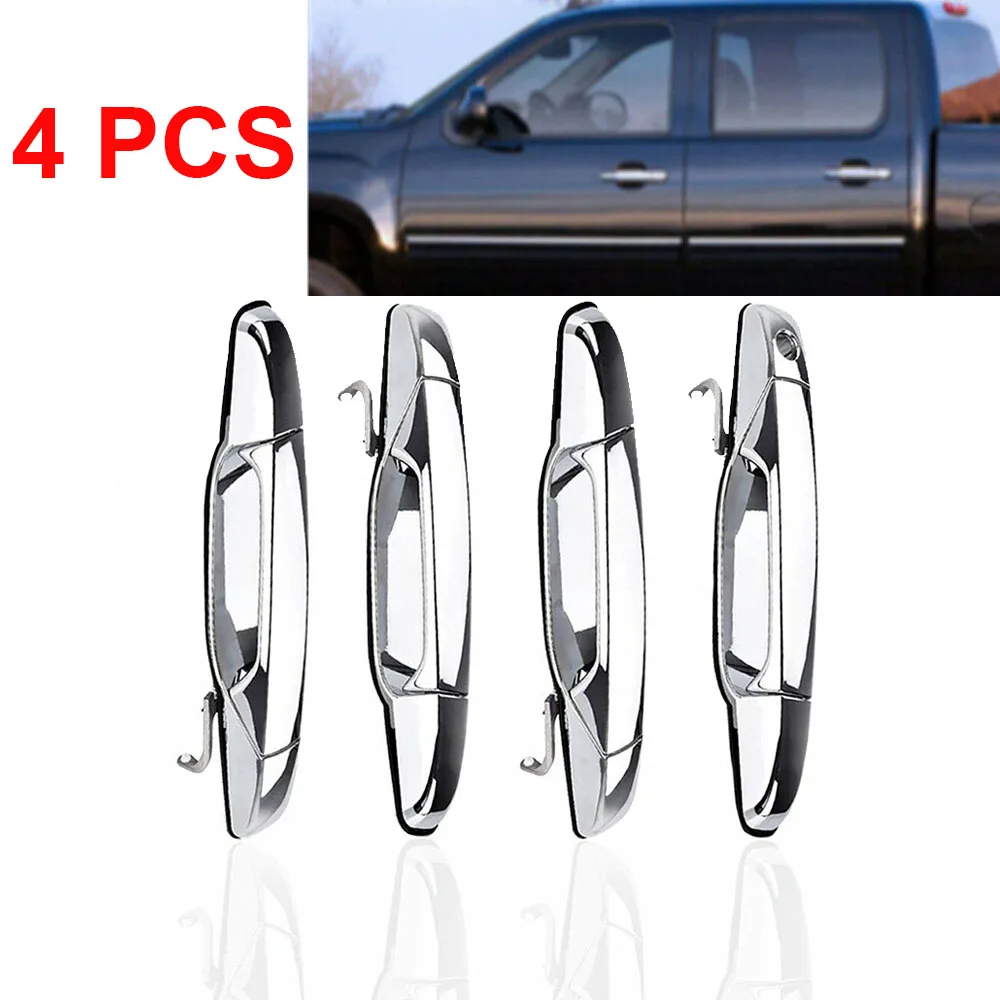 25960525 Front Rear Left Right Exterior Door Handle For 2007-2013 Cadillac Escalade Chevy Avalanche Silverado Suburban Tahoe GMC