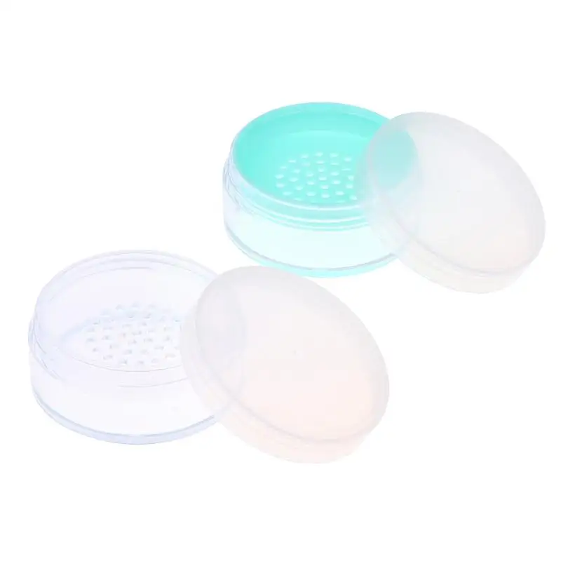 1 Stück 15g Leerer Kosmetikbehälter, Make-up-Kompakt, Tragbare Lose-Puder-Box, Kunststoff-Lose-Puder-Dose mit Sieb – Detail 7