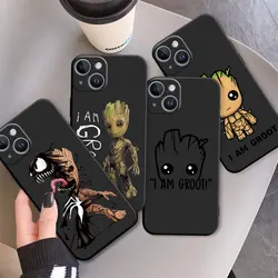 Marvel Groot dziecko silikonowe etui Funda dla iPhone 15 14 Plus 14Pro 7 8 6S 11 XR XS X 12 Mini 13 Pro Max 13pro 8 7 plus pokrowiec