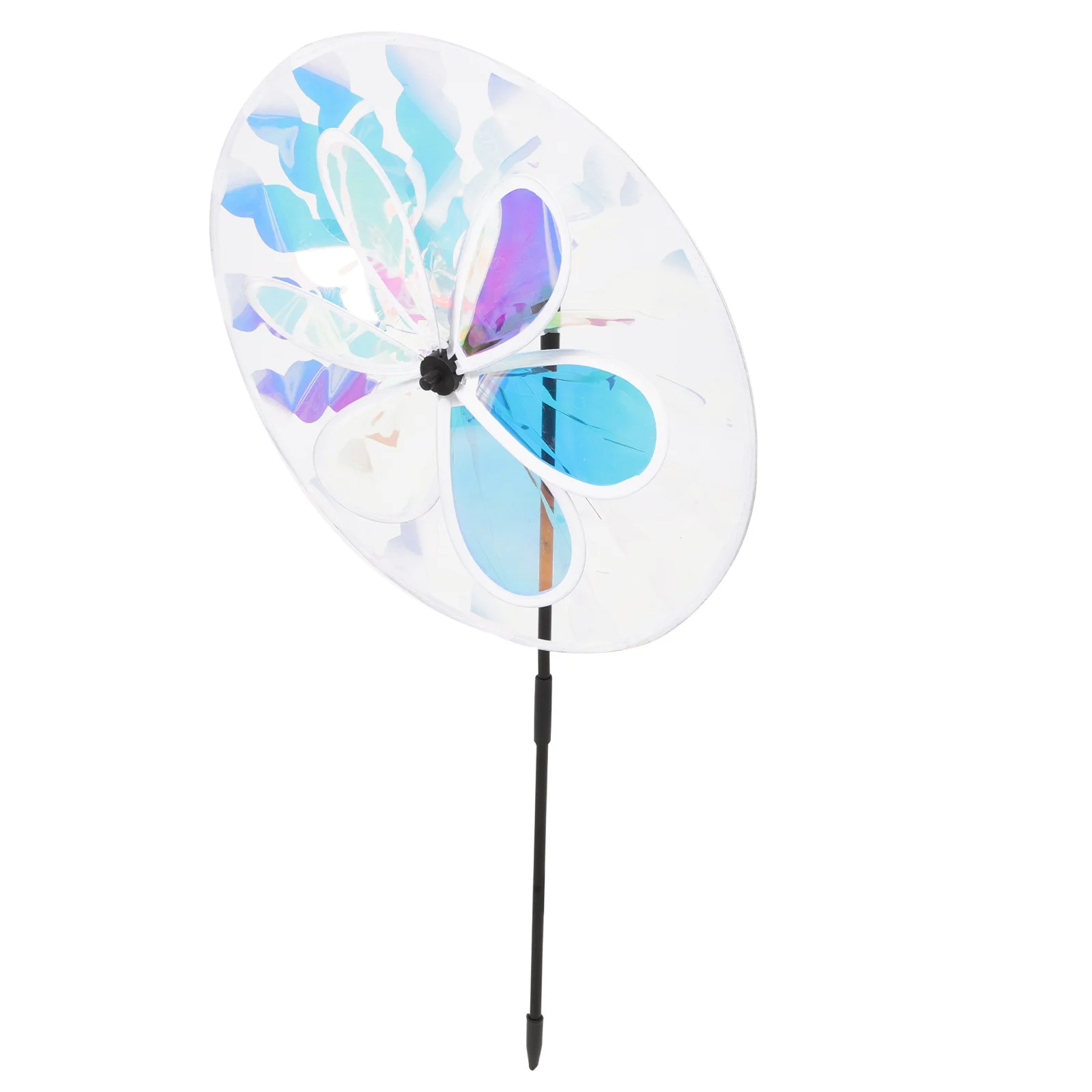 

Colorful Yard Windmill Decor Decorative Pinwheel Stakes Outdoor Garden Windmill Ornament Landscape Scene Decoration