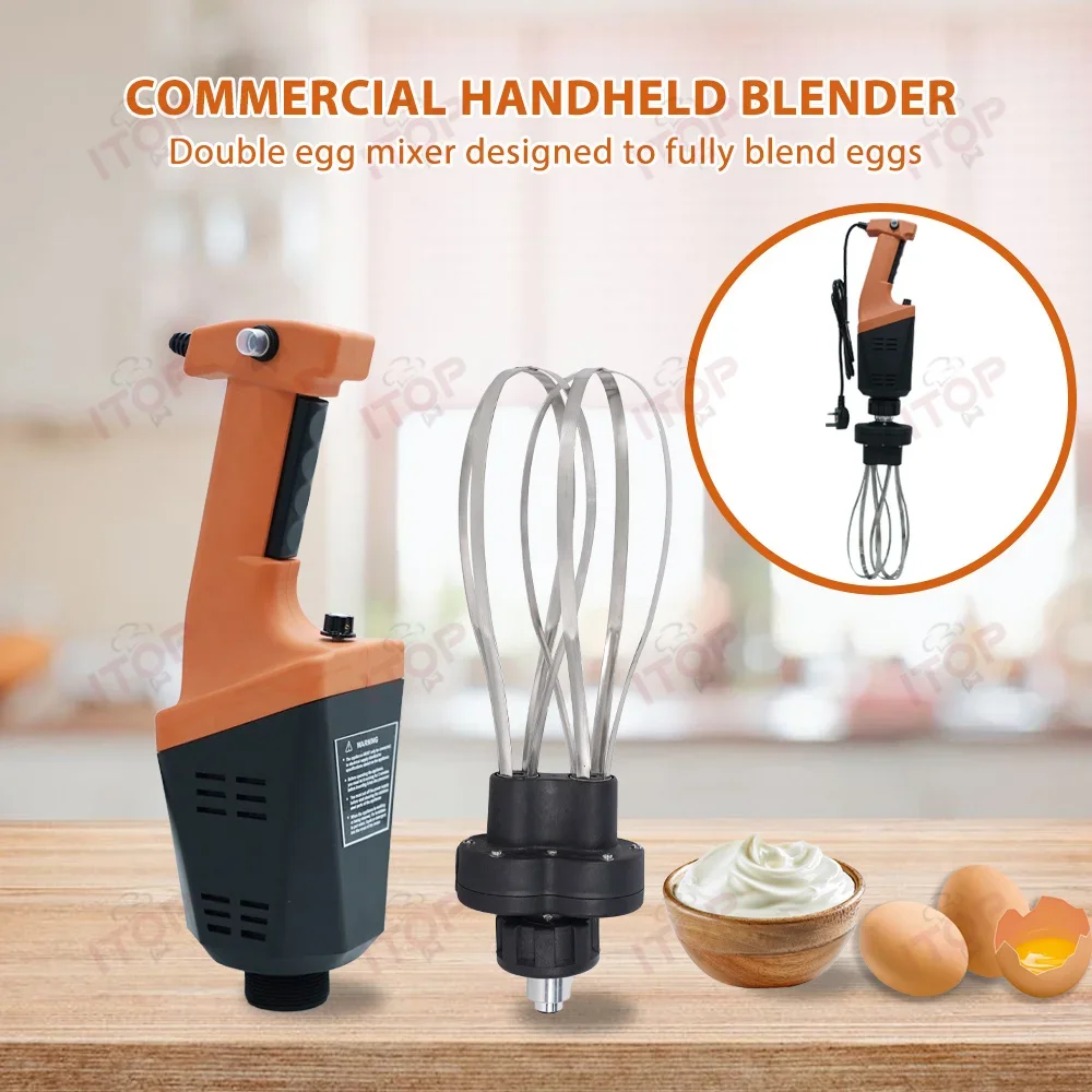 Egg Whisk Heavy Duty Commercial Variable Speed Immersion Handheld Blender Food Blender Mixer Machine