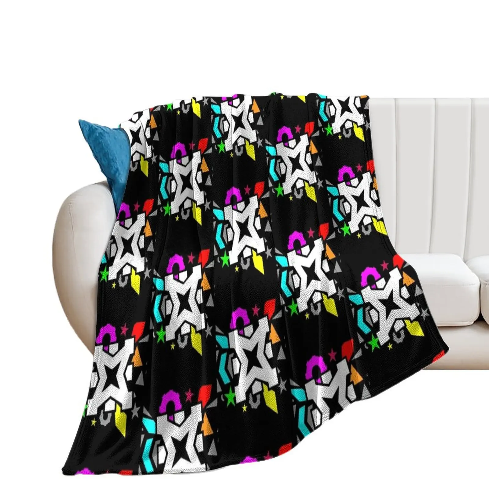 

Geometry Dash Kids Throw Blanket Sofa heavy to sleep Blankets