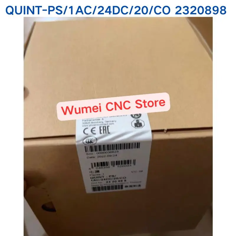 Brand New Inventory Power Supply QUINT-PS/1AC/24DC/20/CO 2320898 If You Need Other Specifications, Please Consult