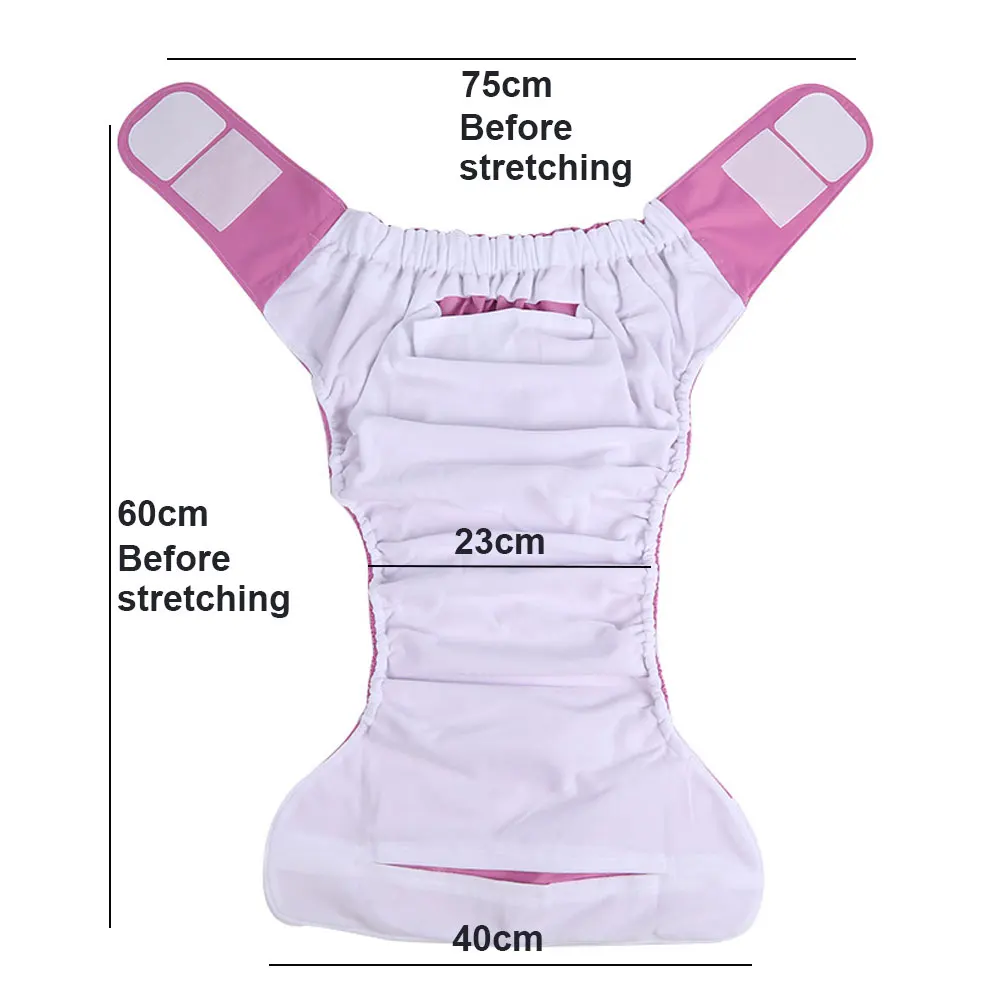 Reusable cloth diapers for adults large size washable diaper for person Elderly disability incontinence Disabled accessories