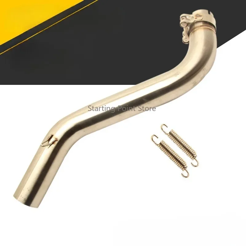 

Suitable for Benelli Huanglong 600 BJ600 300 motorcycle exhaust pipe middle section stainless steel bend pipe