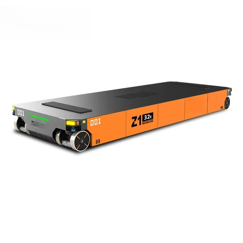 remote control heavy load  battery operated platform car electric trackless AGV transfer