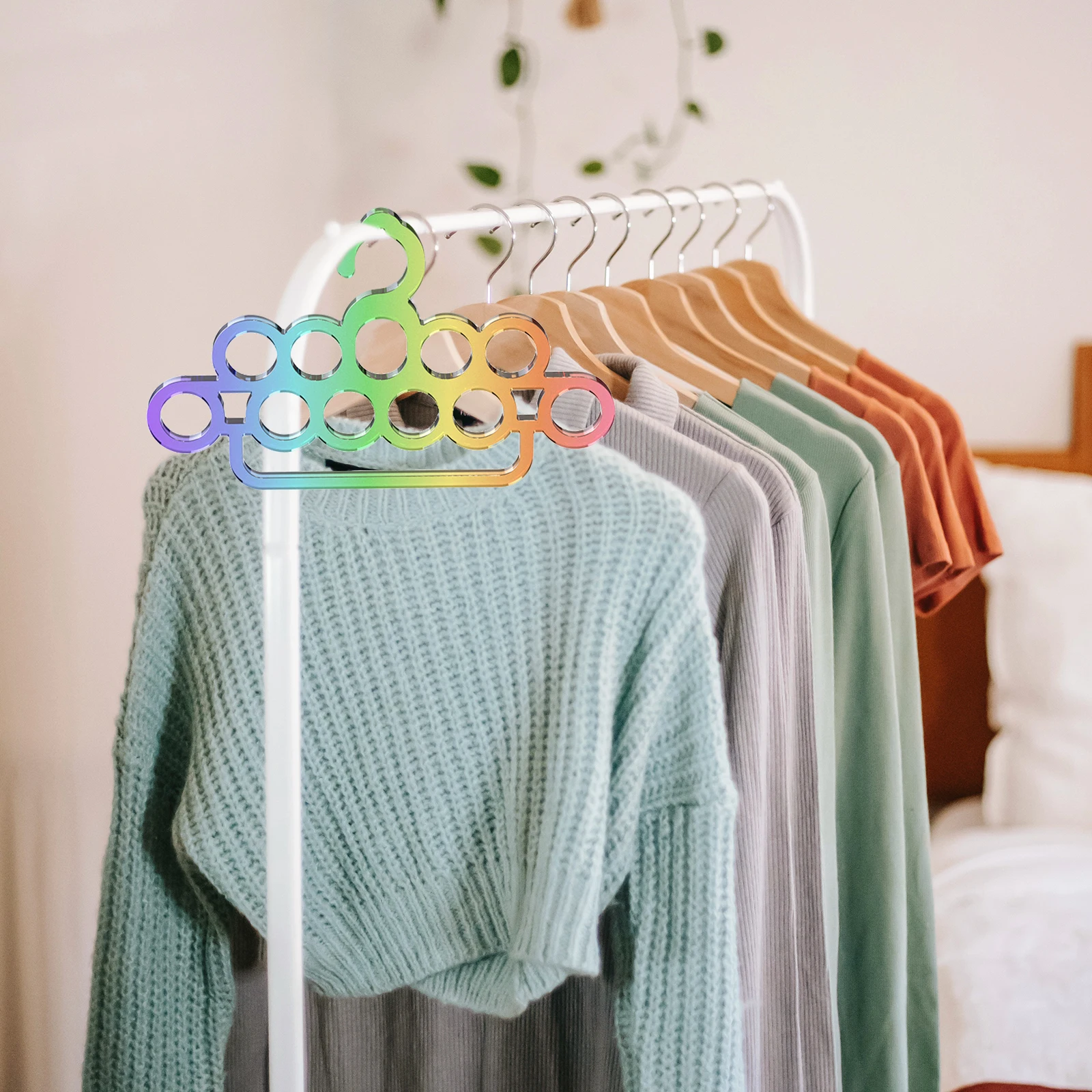 

1Pcs Durable Silicone Mold DIY Clothes Hanger Silk Scarf Coat Rack Making Craft Tool Silk Scarf Hanger Making Mold