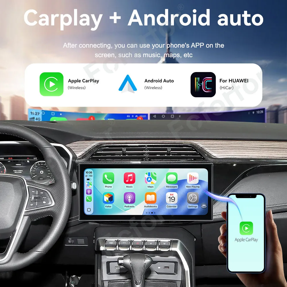 15.8 Inch Full HD Touch Android 15 GPS Navi Car Media Supreme Clear Display Stereo Head Unit For Ford Territory 2019-2021