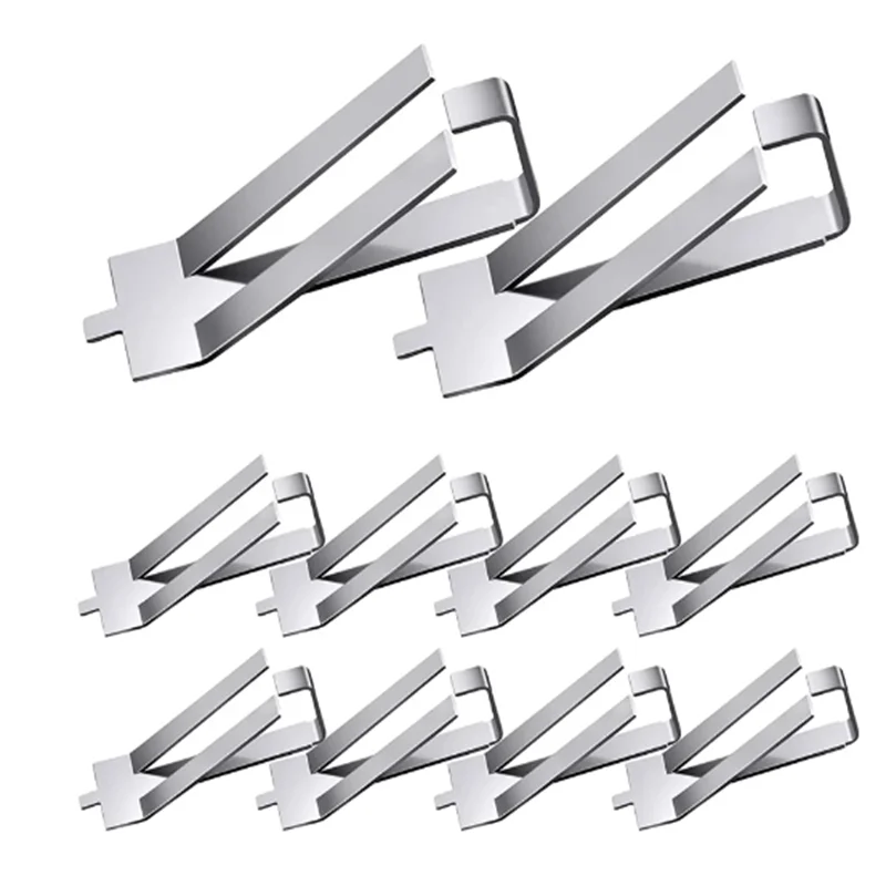 4pcs Stainless Steel Glass Hot Bed Clip Platform Fix Clamps For Ender 3  Hotbed Glass Plate Fixing Clip Heated Platform Retainer