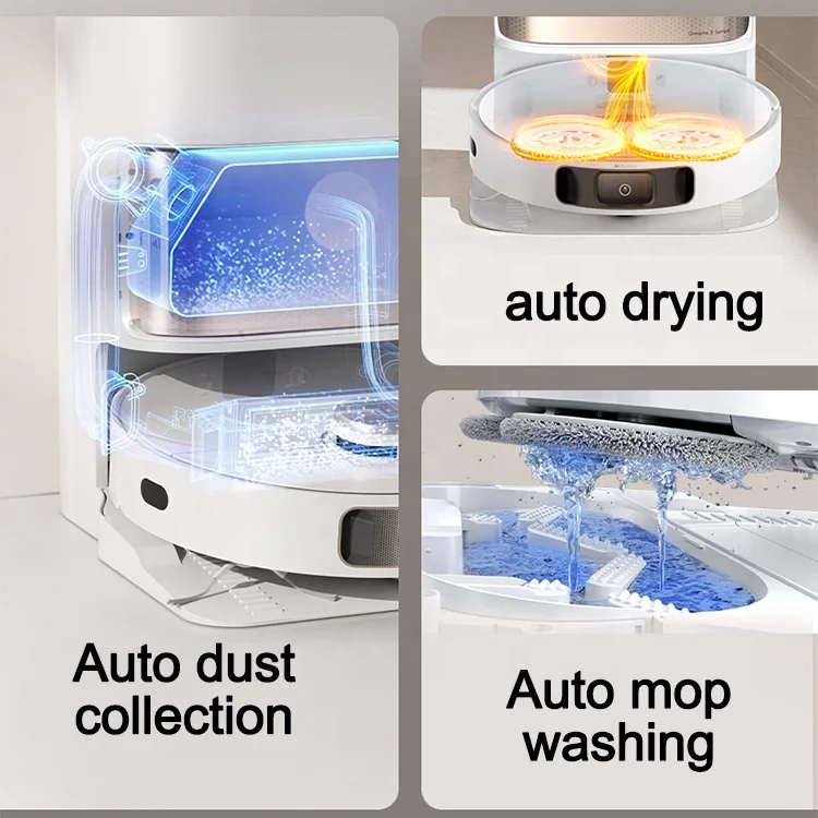 Hot Sale  Dreame S20 Pro Aspirateur Cordless Intelligent Electric Wireless Sweeping Mopping Cleaning Robot Vacuums Cleaner