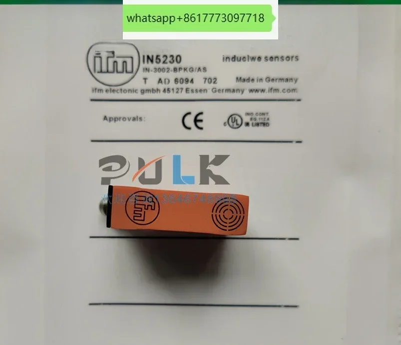

Новый индуктивный датчик IFM Yifu Gate Square Proximity Switch IN5230 IN-3002-BPKG/AS