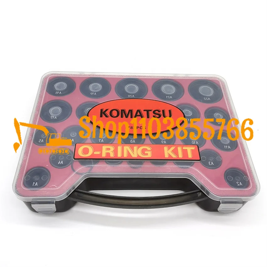 782pcs for Komatsu PC60/120/200/220/300/360-7 Excavator Repair Kit O-Ring Box 782 PCS Oil Seal Gaskets Excavator Parts