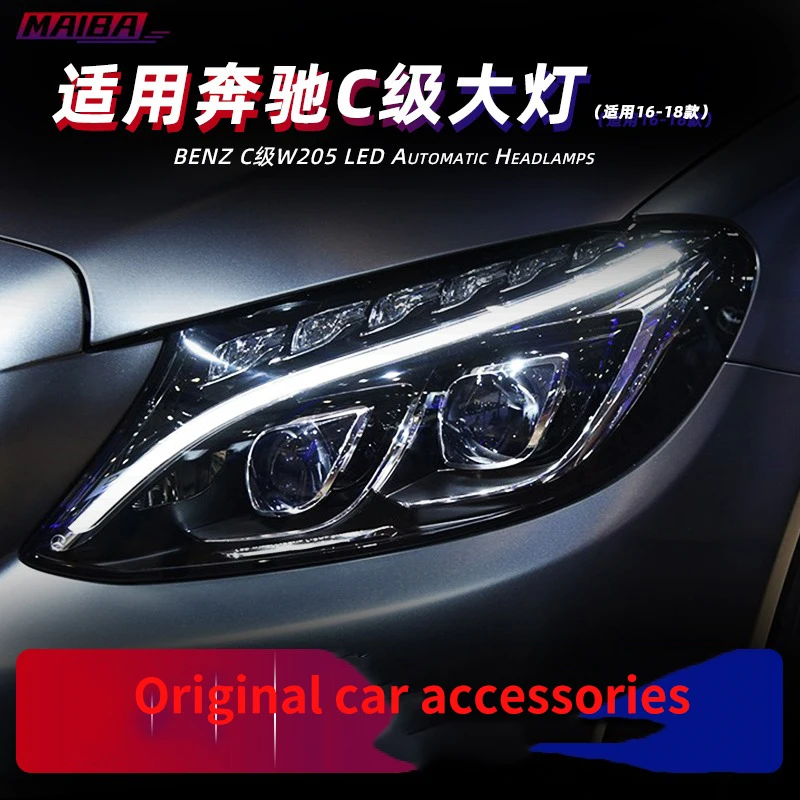 

Car front lamp Xenon Headlight assembly for Mercedes Benz W205 C200 C260 C300 head lamp LED DRL Daytime RunningLight Turn Signal