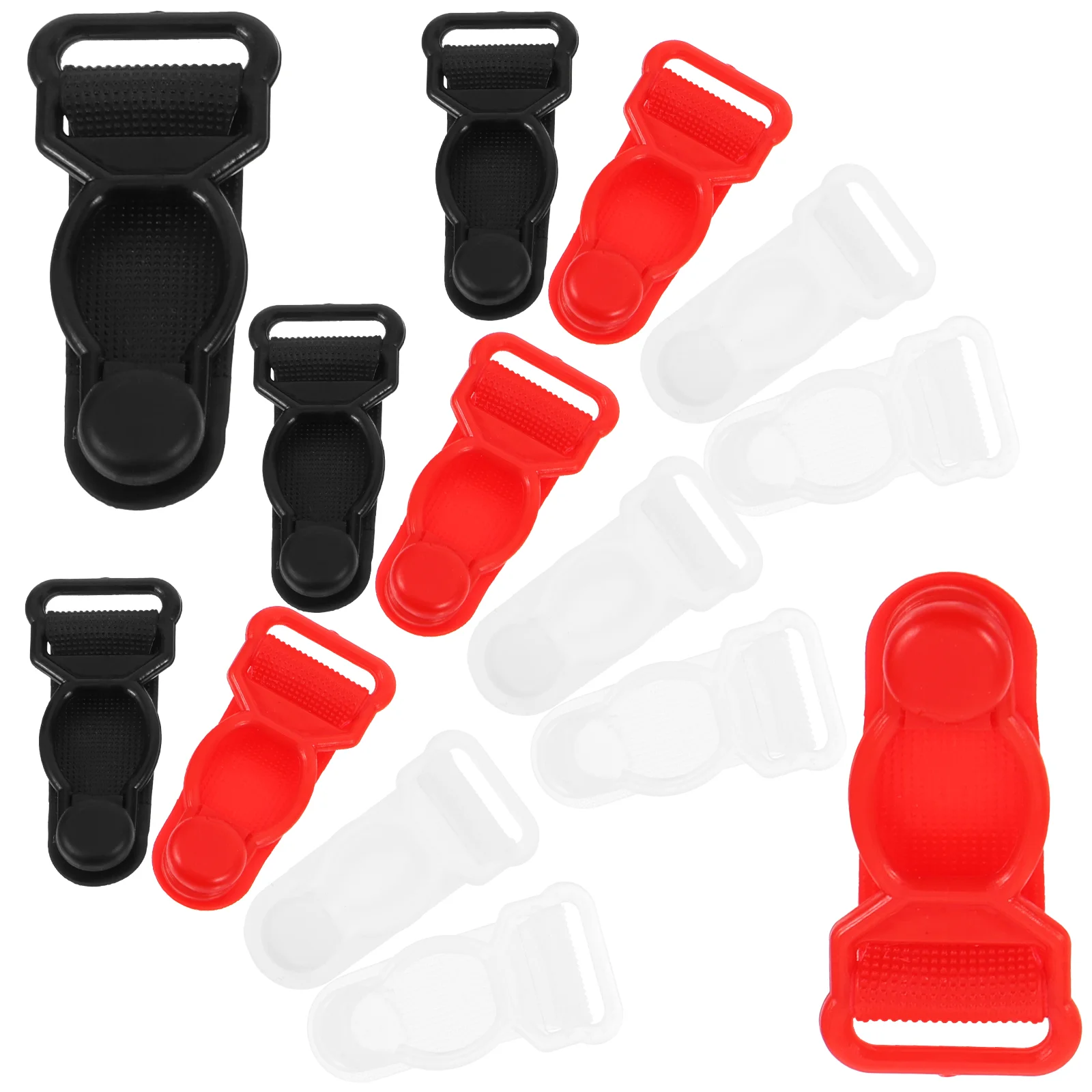 80 Pcs Button Adjustable Sock Clamp Strap Buckle Men Universal Plastic Non-slip Unisex Man