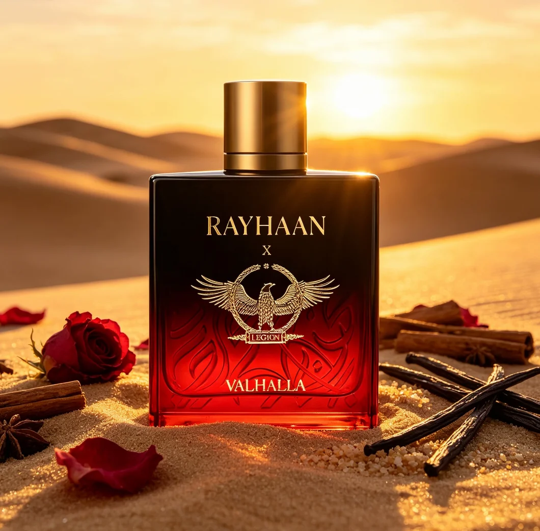 Rayhaan Rayhaan X Valhalla 100ml Eau De Parfum. Eagle‑Emblem Red‑Black Gradient Bottle Delivers Powerful Vibe. Spices Mix with Rich Wood to Interpret Brave and Heroic Masculine Temperament. - Aliexpress Deal