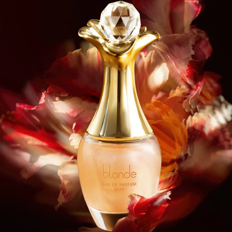 50ml fragrância feminina fresca doce floral de longa duração para mulheres com camadas naturais suaves e radiantes e personagem delicado elegante
