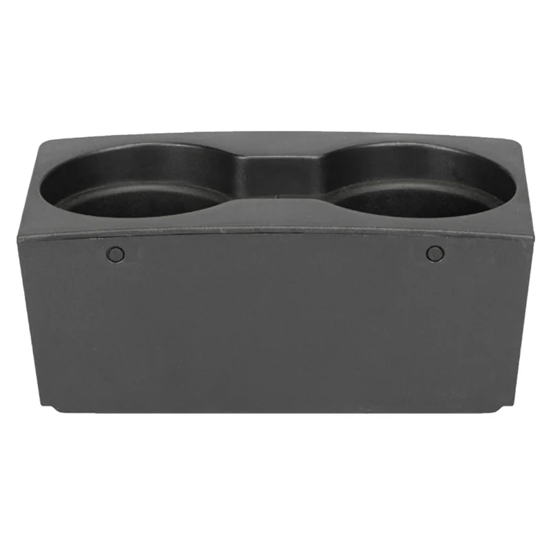

ODIES-1 Piece BC3Z-7813562-AA Front Center Console Cup Holder Insert Double Hole Cup Holder Black For Ford F250 F350 2011-2016