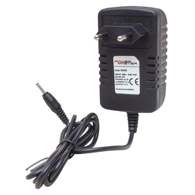 POWERMASTER PM-31520 5 VOLT 2 amp slim 2.5 * end TABLET PC adapter