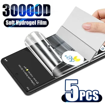 Google piksel 9 XL 8 7 Pro 7A hydro7 için hidrojel Film piksel 7Pro 8Pro Pixel 8 Pixel9 için net yumuşak anti-çizik ekran koruyucu