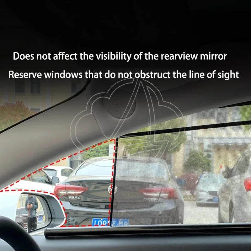 Car Lifting Window Sunshade forModel 3 Y 2017-2023 Front Rear Windshield Sun Cover