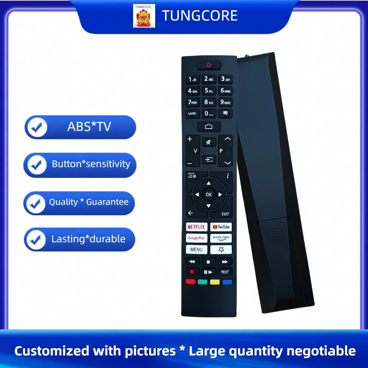 เปลี่ยนรีโมทคอนโทรลใหม่สำหรับโตชิบา ฮิตาชิ เจวีซี เอดินวูด CT-8564 RC45157 RC43157 RC43157 CT-8557 TFL65AUHDCL TFA32HA524