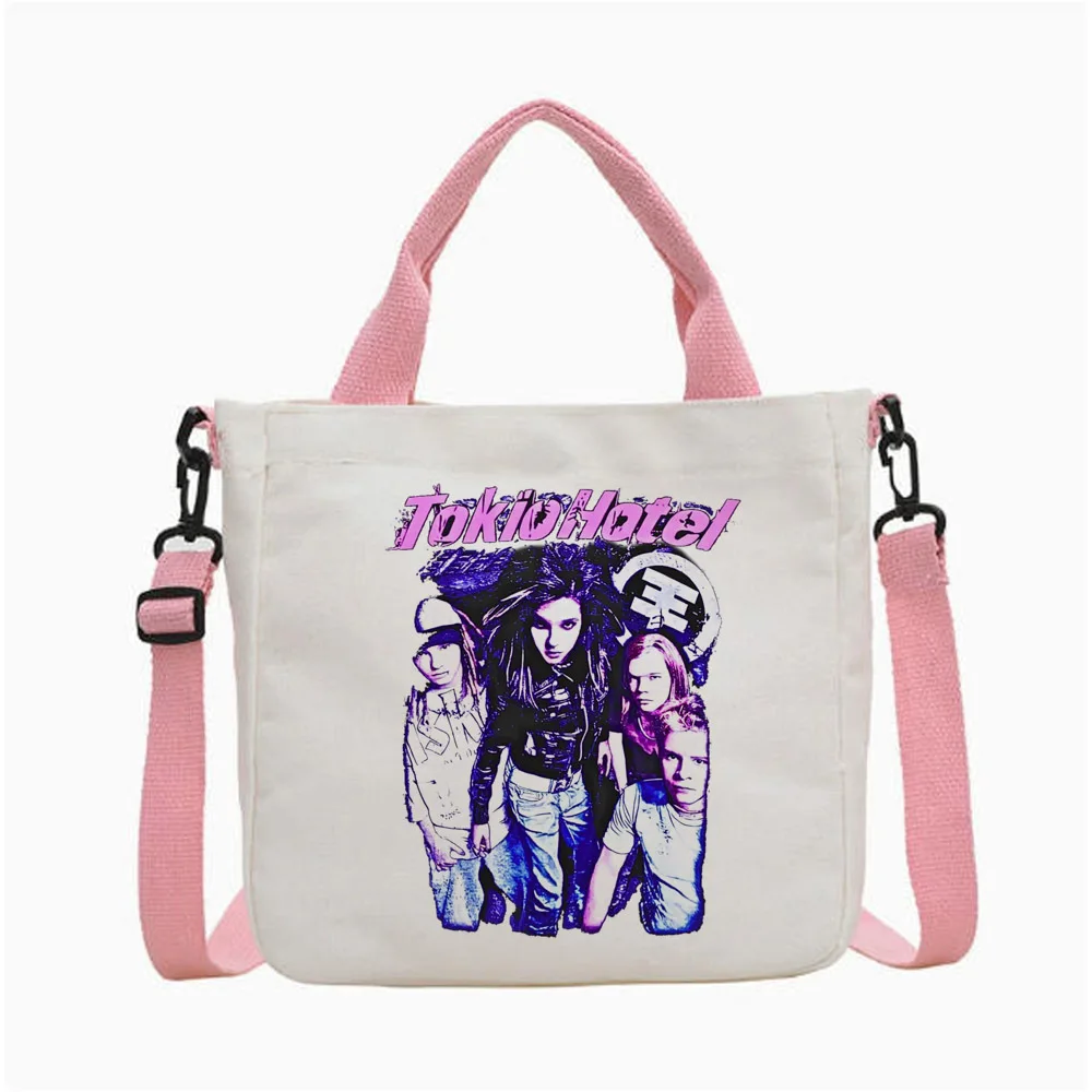 Tokio Hotel tote bag einkaufstasche shopper foldable bolsas de tela grocery woman