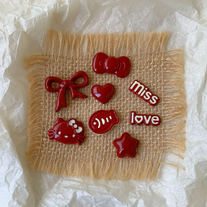 Sanrio аниме мультфильм Hello Kitty Star Bow милая 3D наклейка чашка ноутбук мобильный телефон автомобильная обувь сумки водонепроницаемый материал «сделай сам»