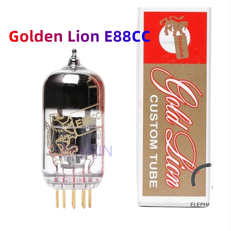 New re-engraved Golden Lion E88CC/ECC88/6N11/6DJ8 electronic tube (1pcs)