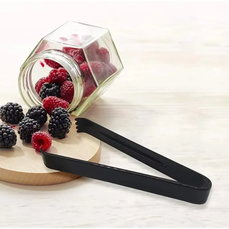 

NEWHard Plastic 6-1/2" Serving Tongs, Black, 4 Count