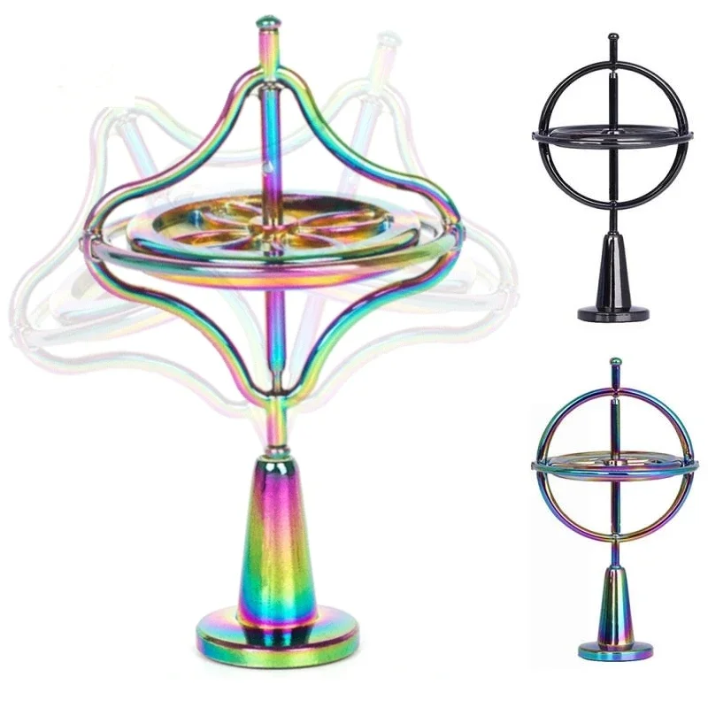 Self-balancing Gyroscope Anti-gravity Decompression Educational Toy Finger Gyroscope Best Gift for Kid and Adult