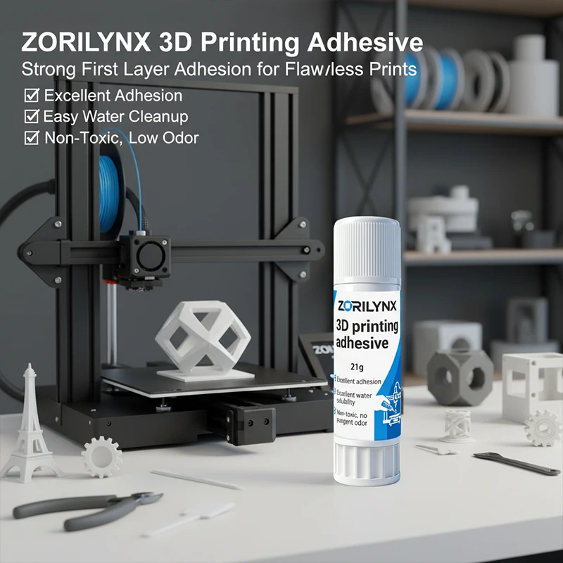 Anti-Warp 3D Printer Solid Glue Stick 21g Strong Adhesion Washable Non-Toxic Print Bed Adhesive for PLA PETG 3D Accessories