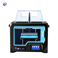 QIDI TECHNOLOGY dual extruder FDM 3D Printer  230*150*150mm model X-Pro 3d printer high quality