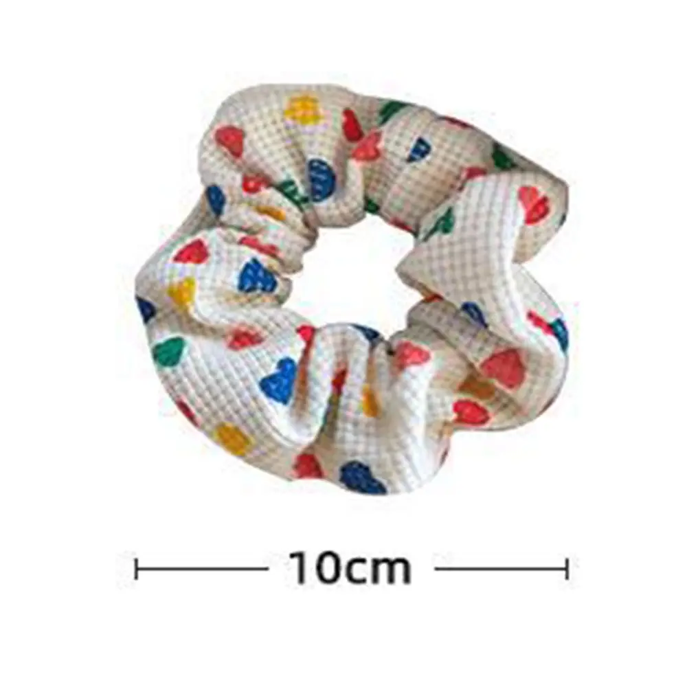 ガールズガール帽子ヘアアクセサリー髪の装飾弾性シュシュ女性ヘアネクタイ大ドットヘアバンド韓国ヘアロープ