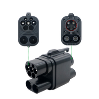CCS2 to CCS1 EVSE Plug Adapter EV Charging Adaptor Fast Charging 250A AC+DC Type2 to J1772