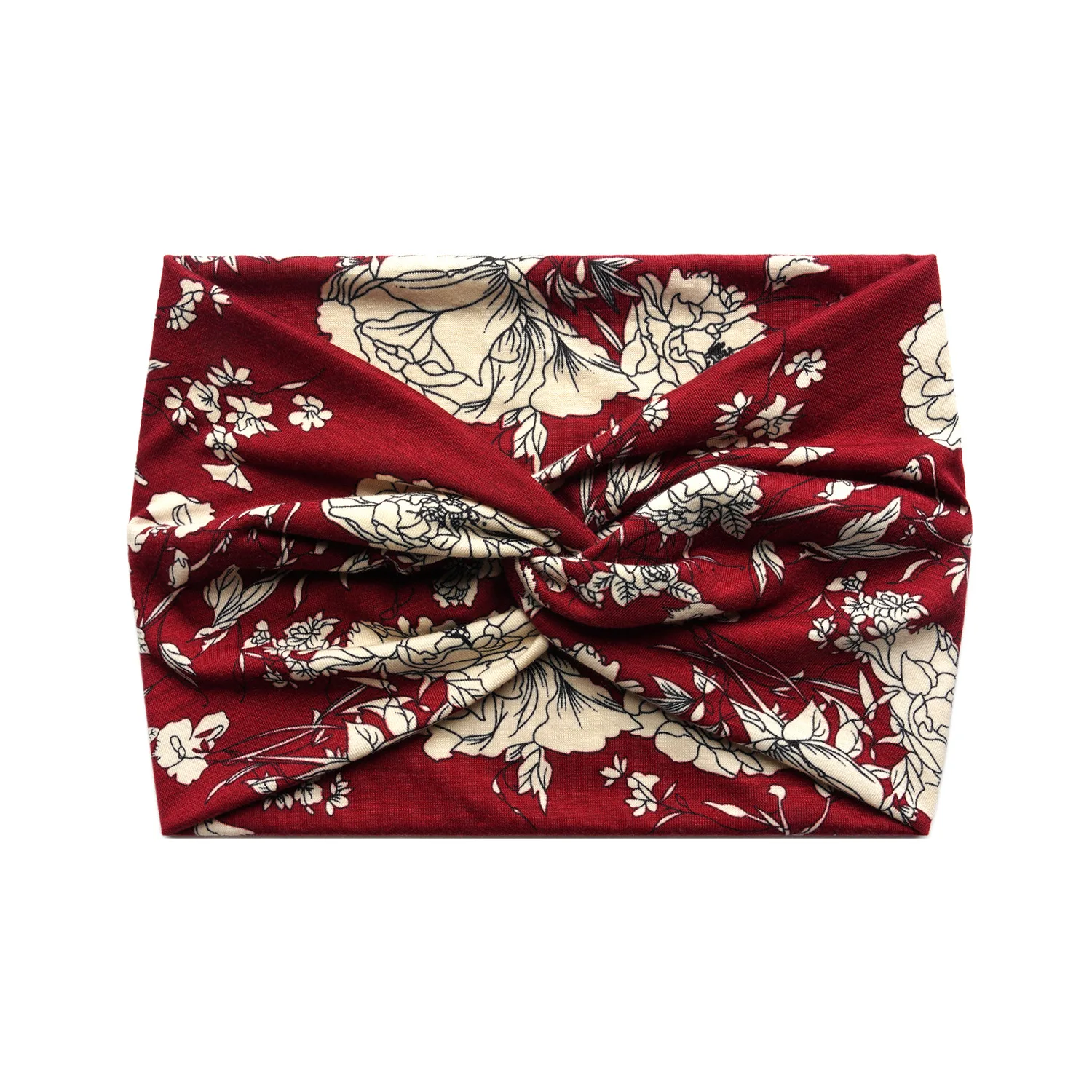 Verdrehte breite Stirnbänder für Frauen, extra großer Turban, Workout-Stirnband, modische Yoga-Haarbänder, Boho-gedrehte dicke Haar-Accessoires – Detail 12