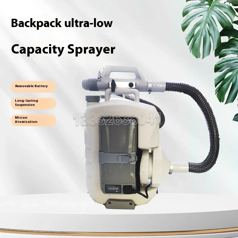 8L Disinfecting Fog Machine Electric Backpack ULV Ultra Low Capacity Sprayer 350/500W Mosquito Killer Sprayer Lithium Battery