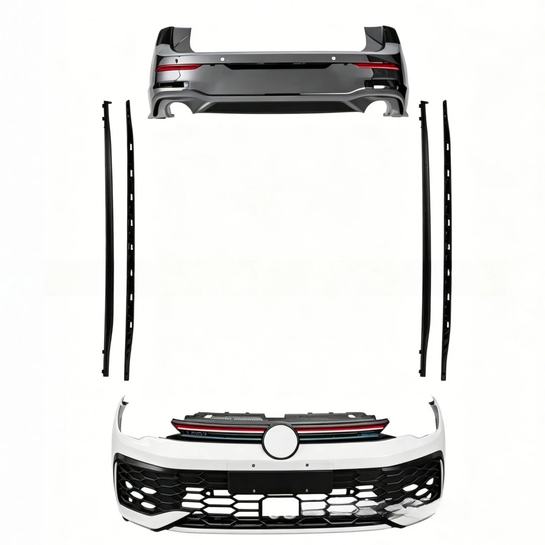 FOR GTI Body Kit for VW Golf MK8.5, Bumper Spoiler Lip, Car Styling Upgrade, Fit Golf GTI 8.5, Exterior Accessories