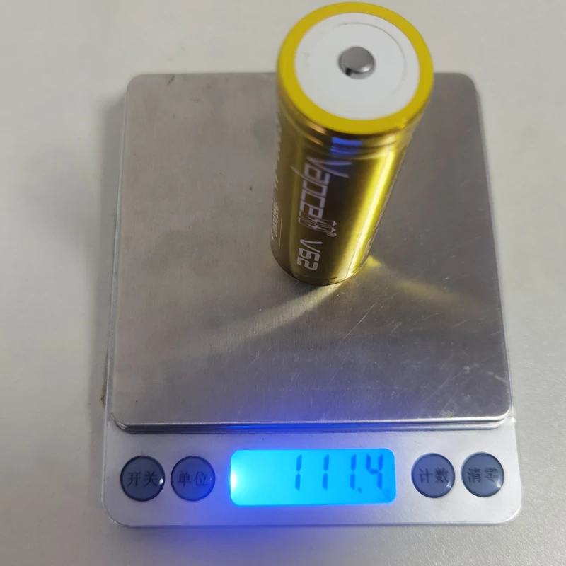 HIgh Drain Rechargable Battery Vapcell V62 6200mah Battery INR26800 26800 li-ion Power batteries Batteries 3.7v For flashlight