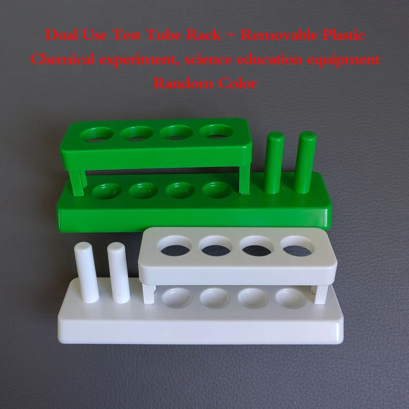 Dual-Gebruik Laboratorium Reageerbuis Rack Met Kolom Lab Levert Chemie Science Onderwijs Apparatuur