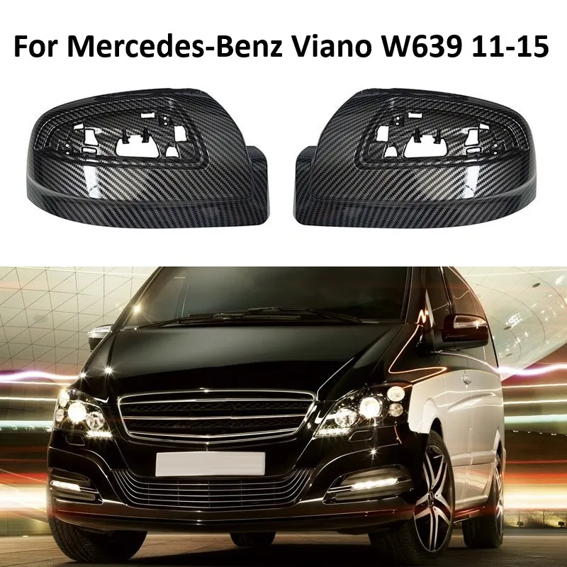 

Left Right Car Rear Mirror Cover Shell Cap Housing For Mercedes-Benz Viano W639 2011 2012 2013 2014 2015 A0008111222 A0008111322