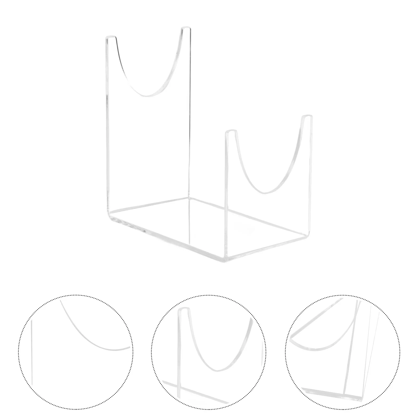 

2Pcs Sword Display Stand Acrylic Clear Desktop Holder Stable Lightweight Decorative Sword Rack Organizer for Home Decor